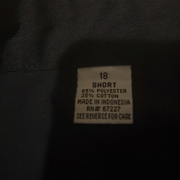 Navy Trousers Short 5/$18 Sale - Picture 3 of 6